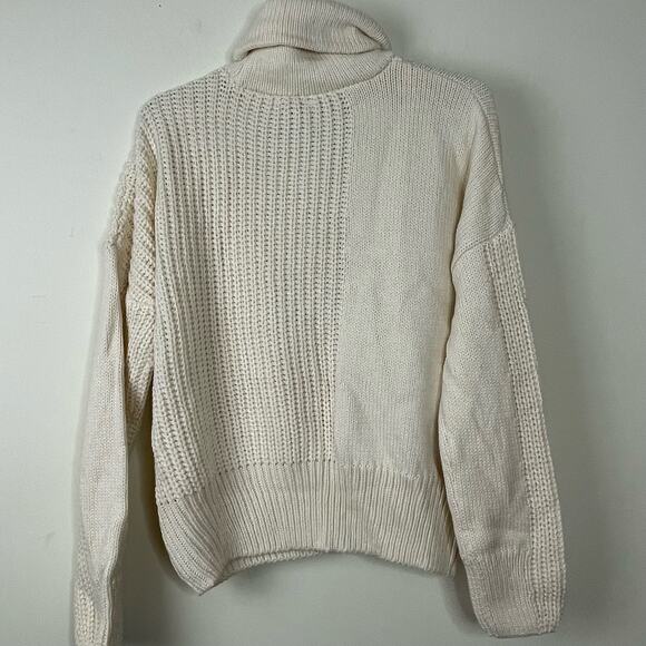 Topshop Cream Knitted Roll Neck Sweater NWT Womens Size 0-2 - Picture 5 of 8